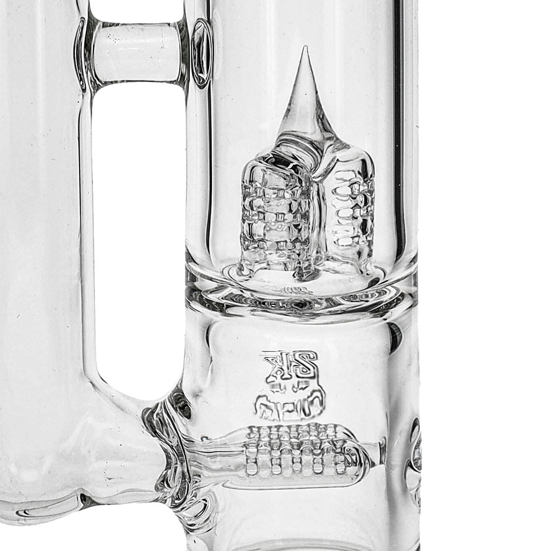 Dual MeshLine to TriTower Percolator Bong by 2K Glass Art