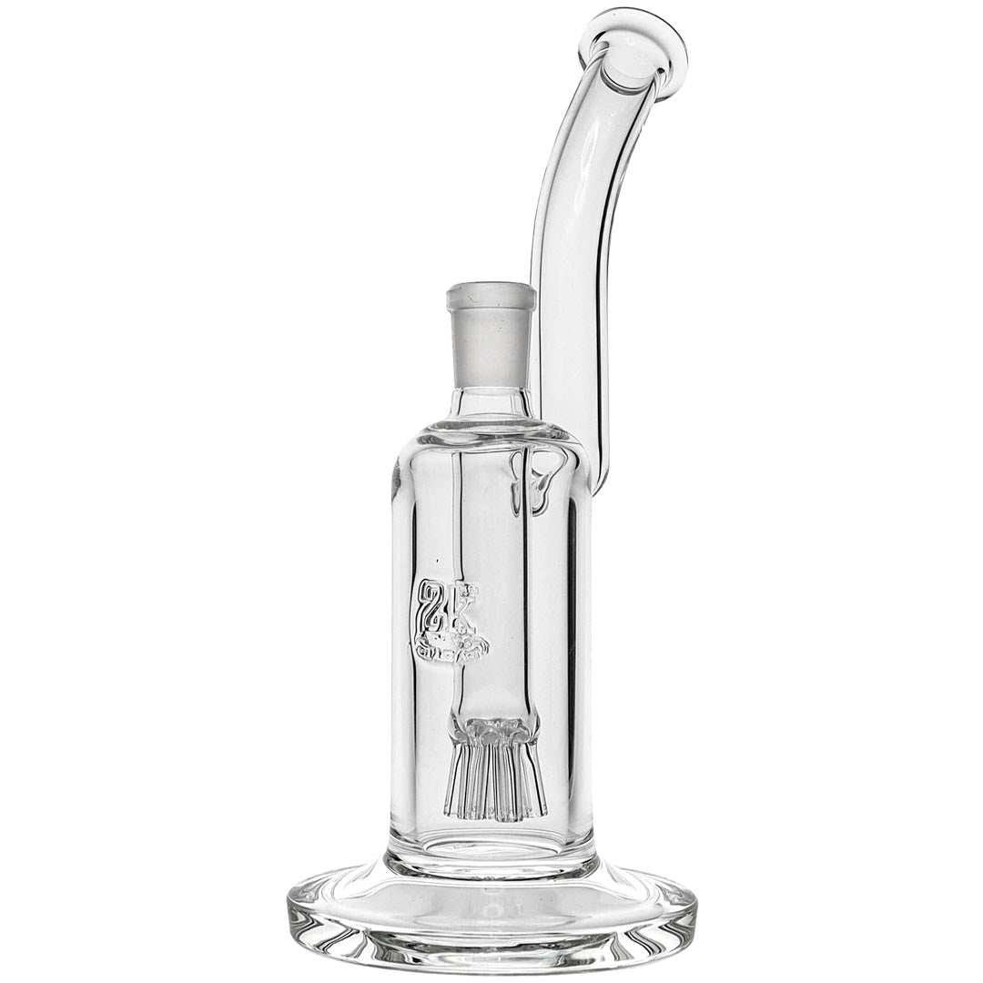 2K Glass 6-Arm Tree Perc Bubbler Bong