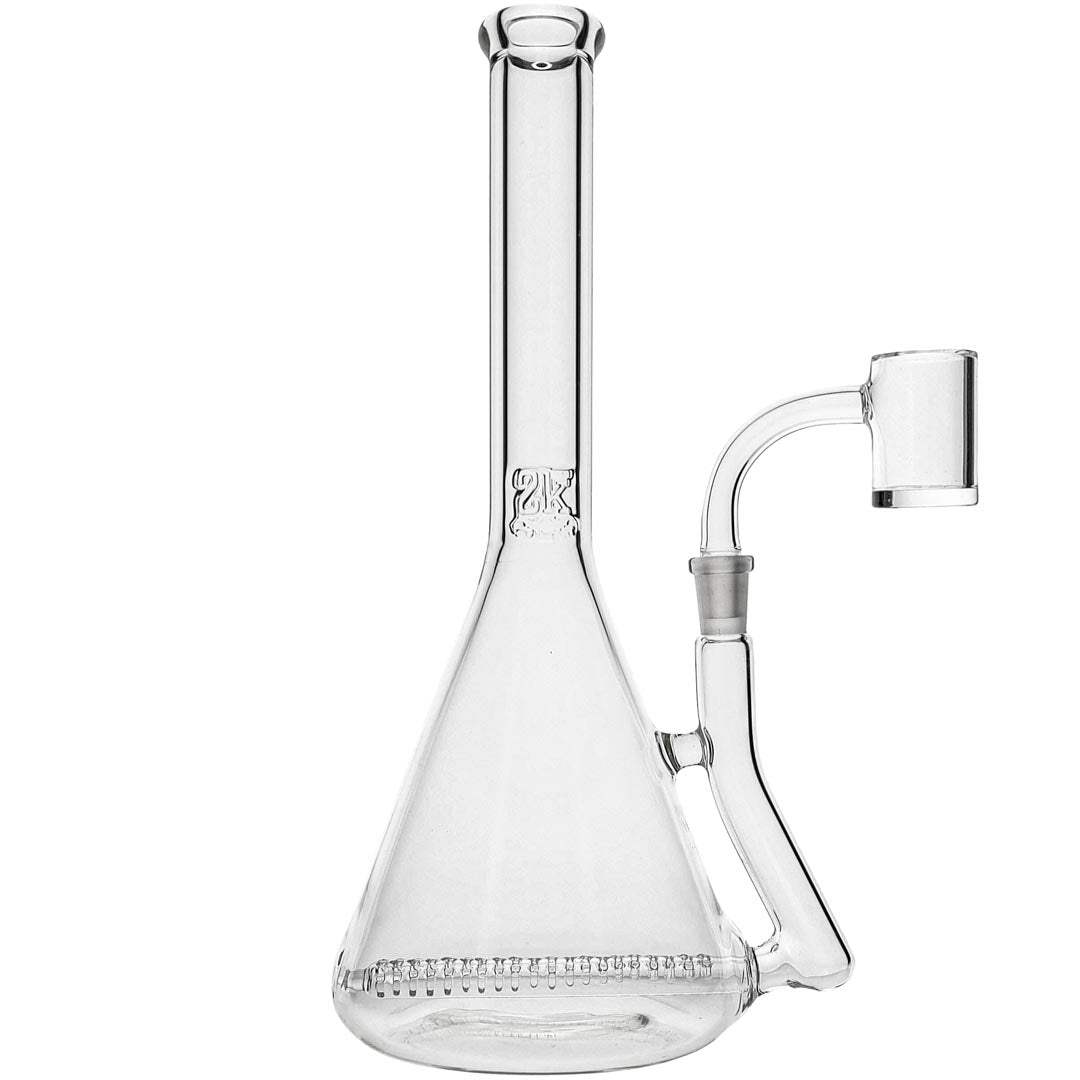 2K Glass GridLine Percolator Dab Rig