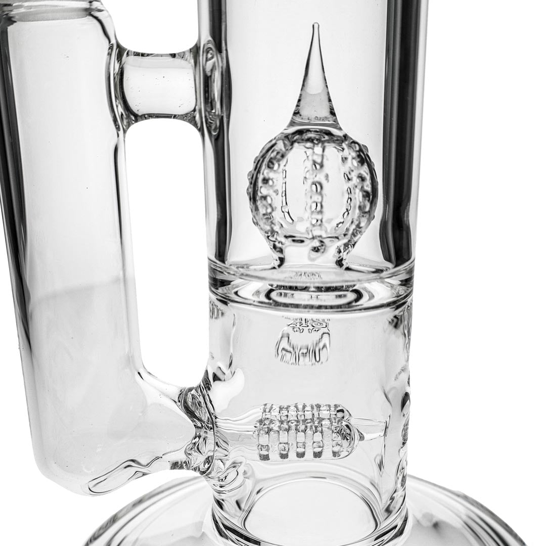 2K Glass Dual MeshLine to Royal Perc Bong