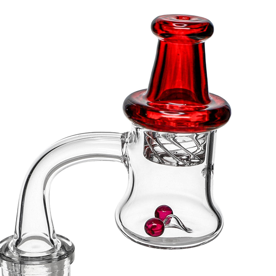 Bell Bottom Quartz Banger & Terp Pearl Set by Accurate Glass