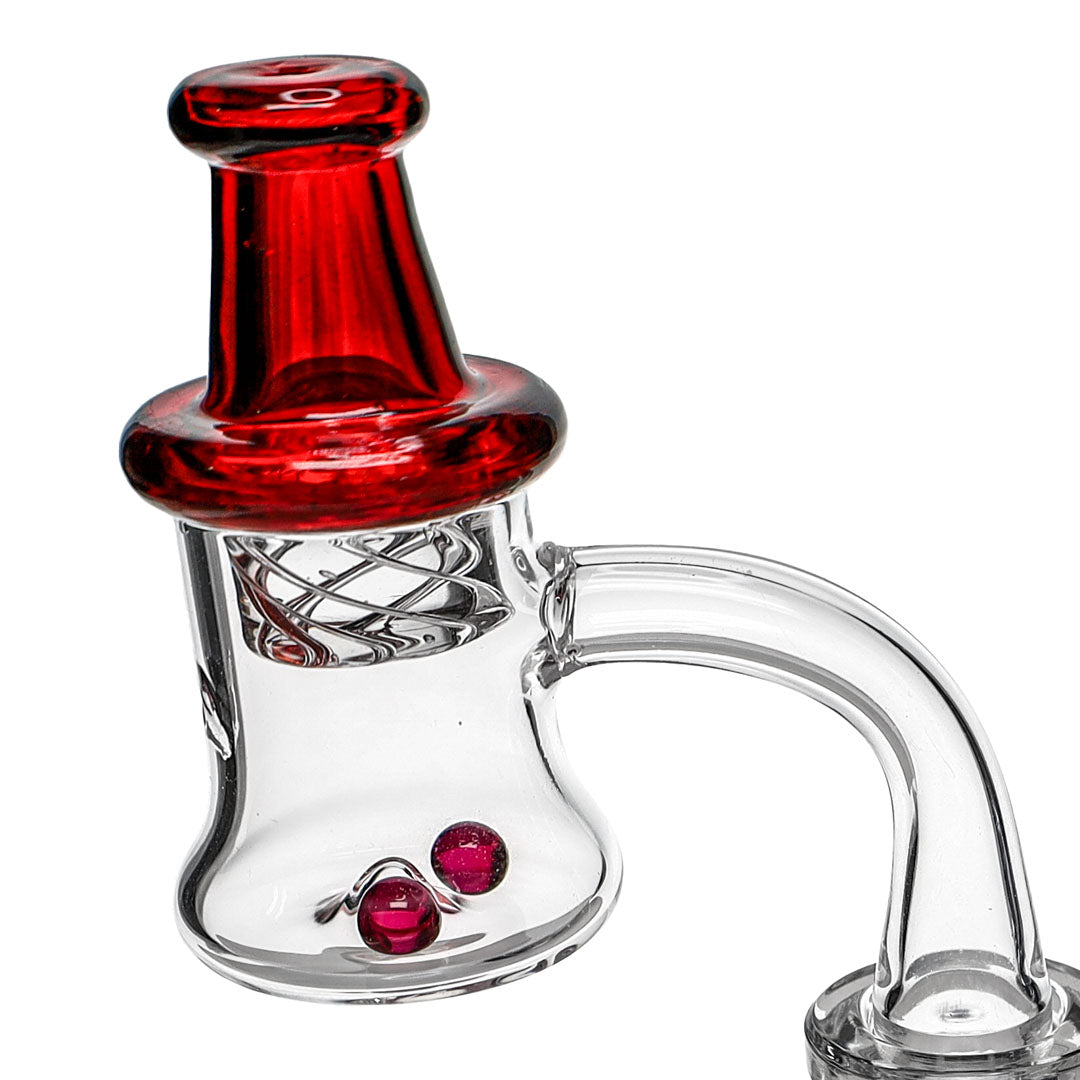 Bell Bottom Quartz Banger & Terp Pearl Set by Accurate Glass