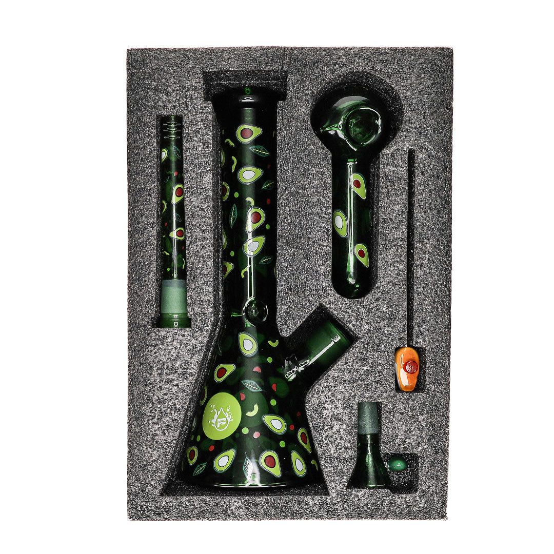 Pulsar Fruit Series Water Pipe Kit | Avocado Gold