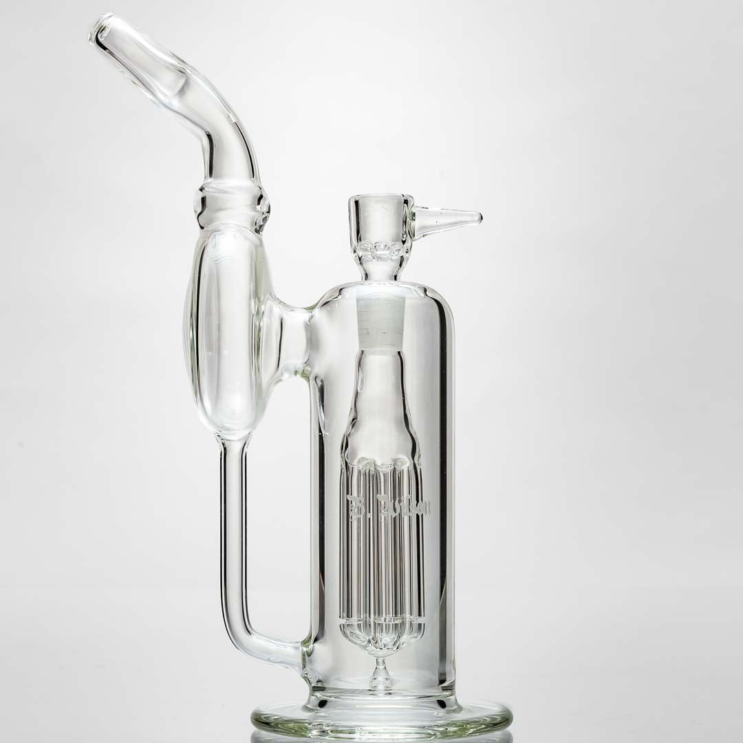 B. Wilson Glass Clear Recycler Bubbler Bong