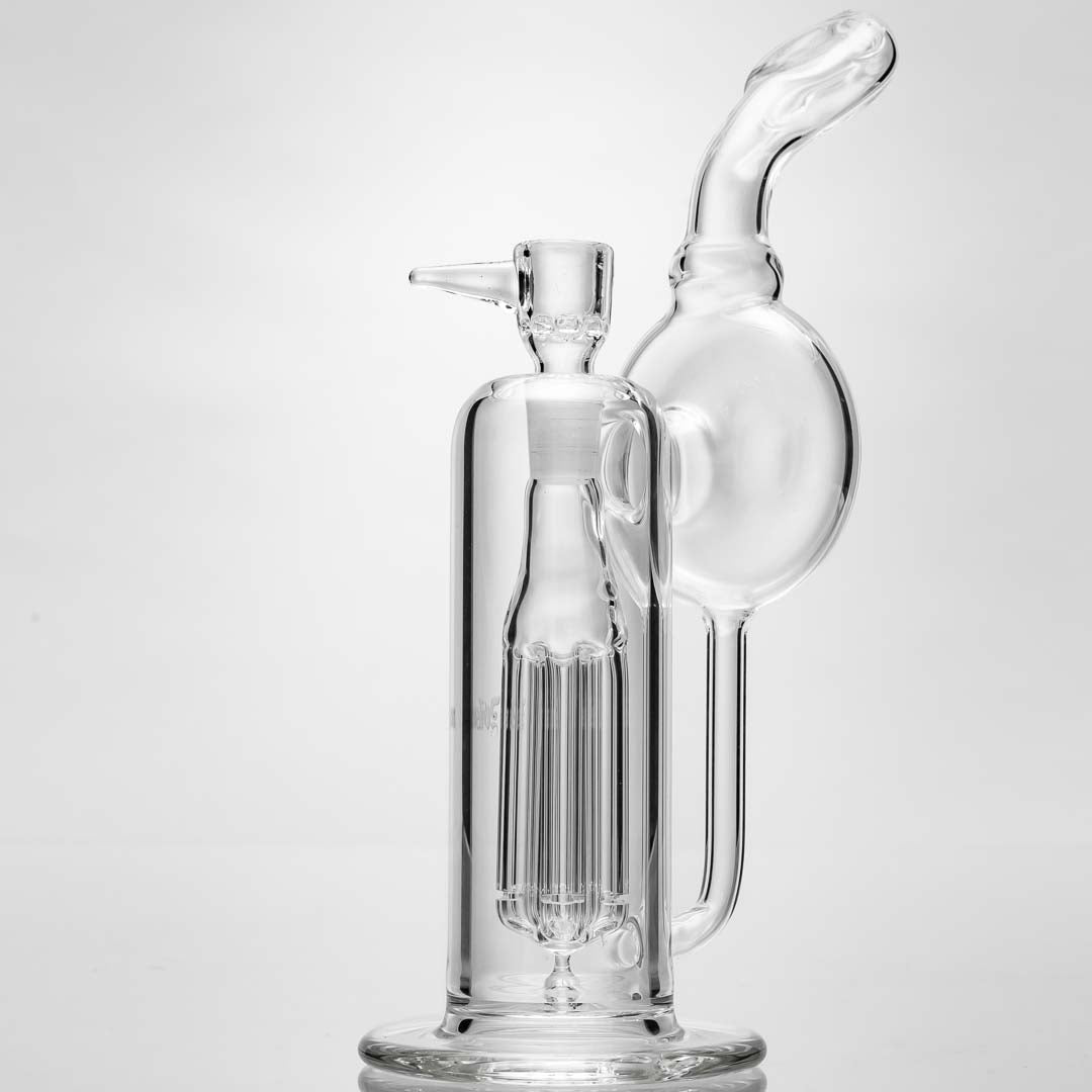 B. Wilson Glass Clear Recycler Bubbler Bong