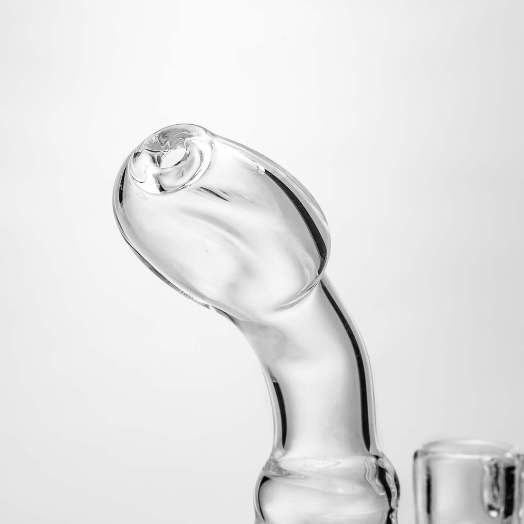 B. Wilson Glass Clear Recycler Bubbler Bong