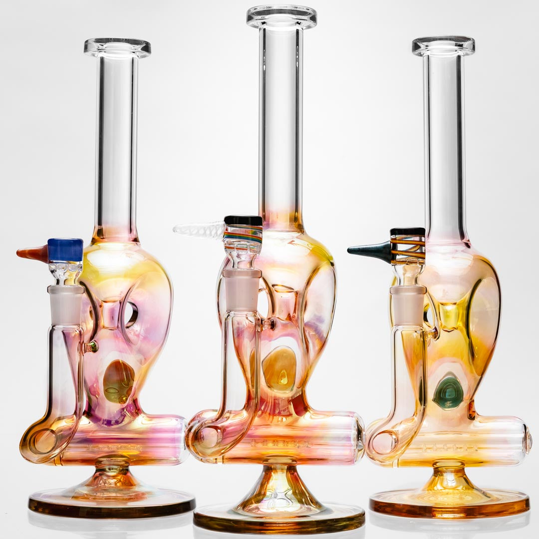 B. Wilson - Fumed Donut Inline Bongs