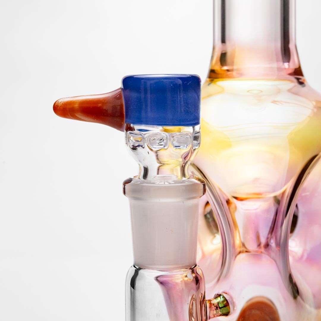 B. Wilson Glass Fumed Donut Inline Bongs