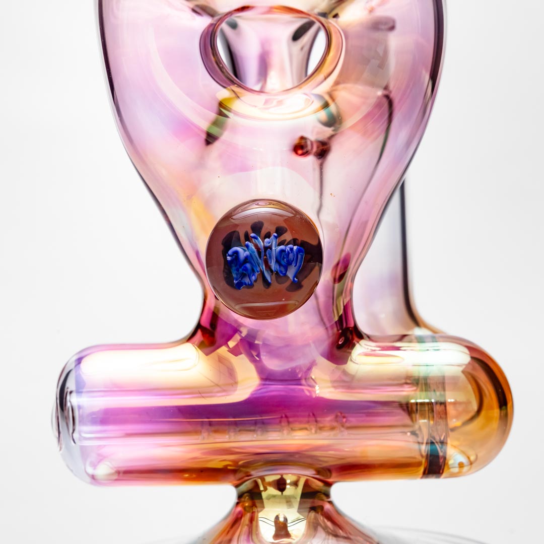 B. Wilson Glass Fumed Donut Inline Bongs