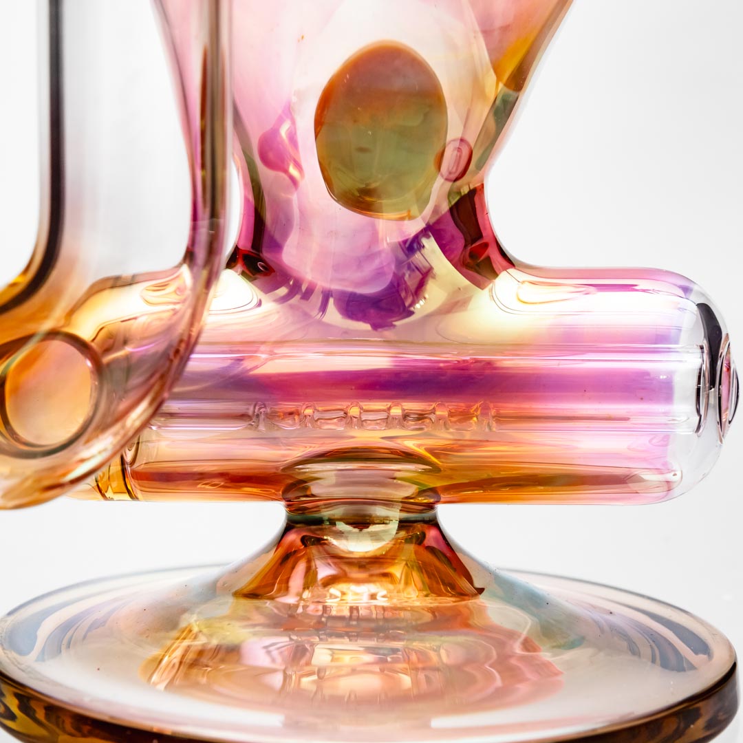 B. Wilson Glass Fumed Donut Inline Bongs