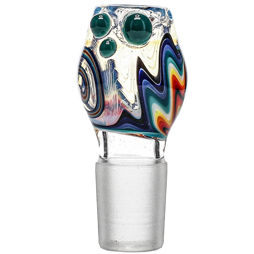 18mm Line Worked Bong Slides from Ben Wilson Glass image