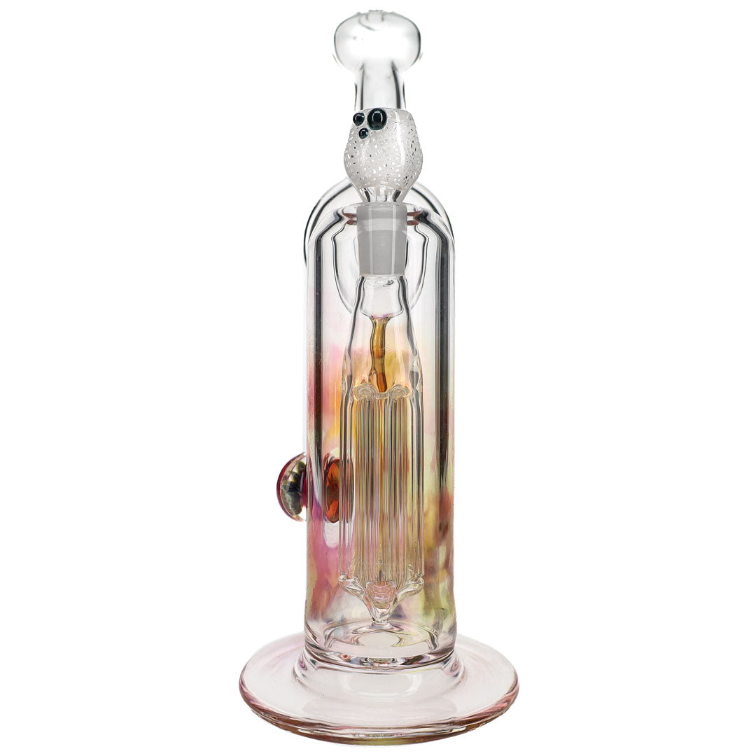  Fumed Disk 6-Arm Recycler Bubbler from B. Wilson Glass