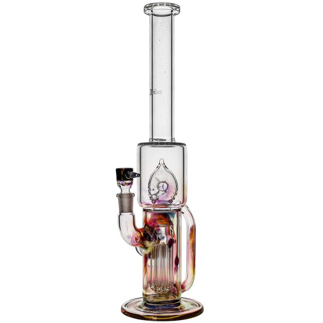 Ben Wilson Glass Fumed 6-Arm Recycler Bong