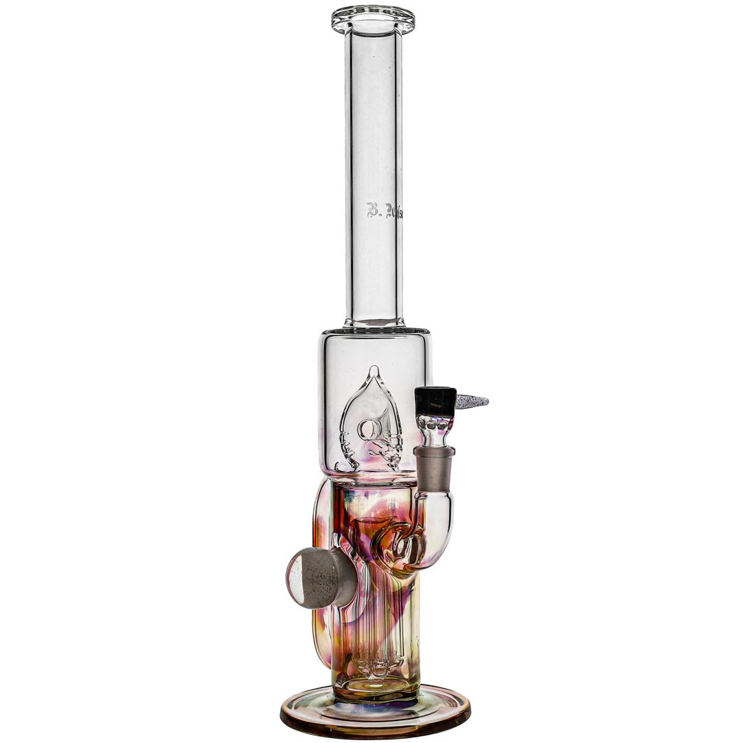 Ben Wilson Glass Fumed 6-Arm Recycler Bong
