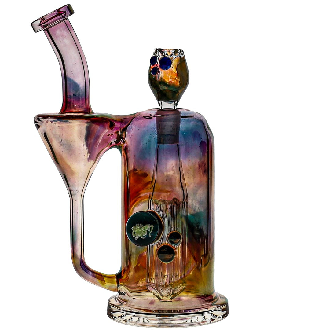 Ben Wilson Fumed 6-Arm Recycler Bubbler Bong image