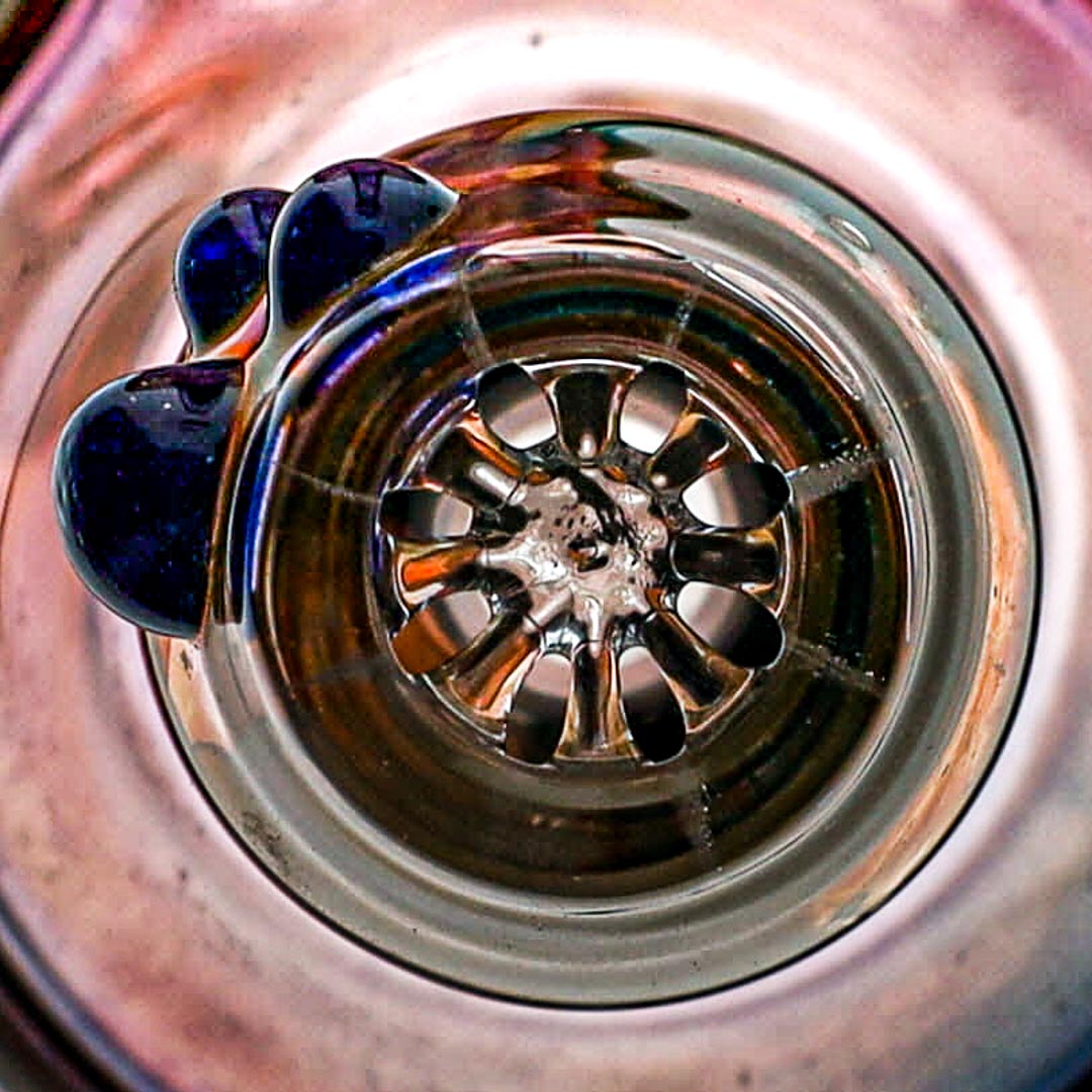 Ben Wilson Fumed 6-Arm Recycler Bubbler Bong image