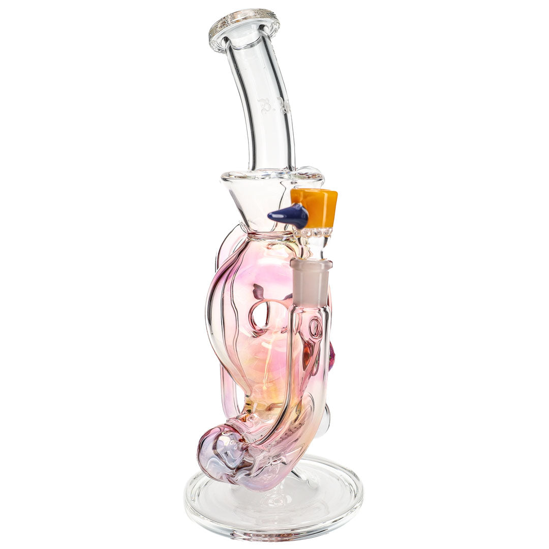 Fumed Inline Recycler Bongs from B. Wilson Glass