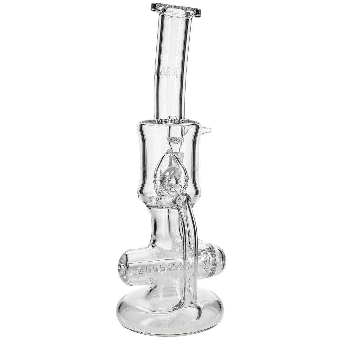 Mini Inline to Donut Recycler Bong by Ben Wilson Glass