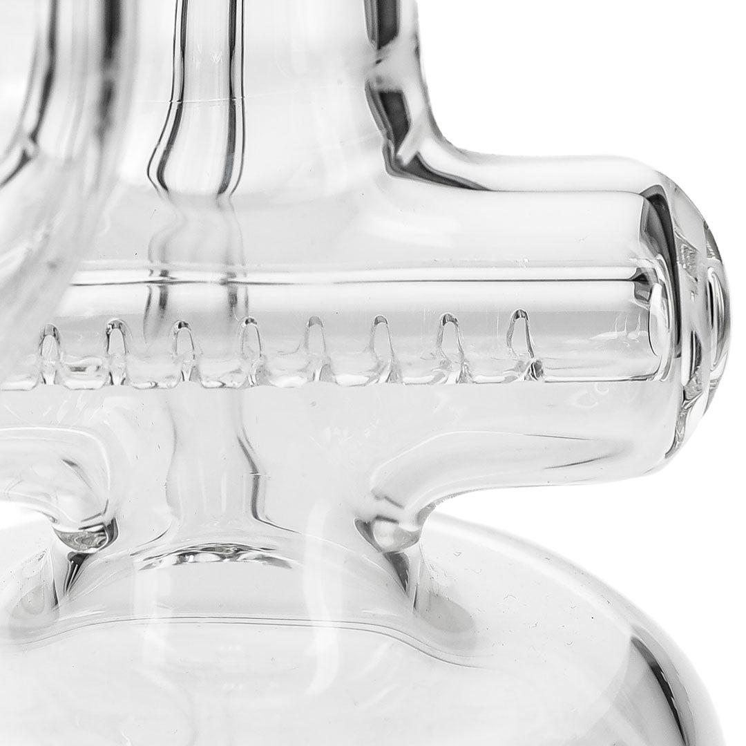 Mini Inline to Donut Recycler Bong by Ben Wilson Glass