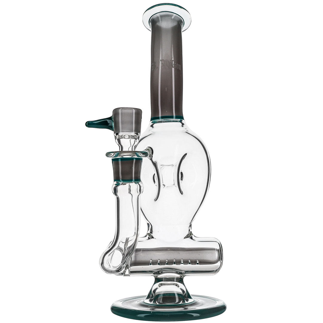 Color Triple Donut Bong by Ben Wilson Glass