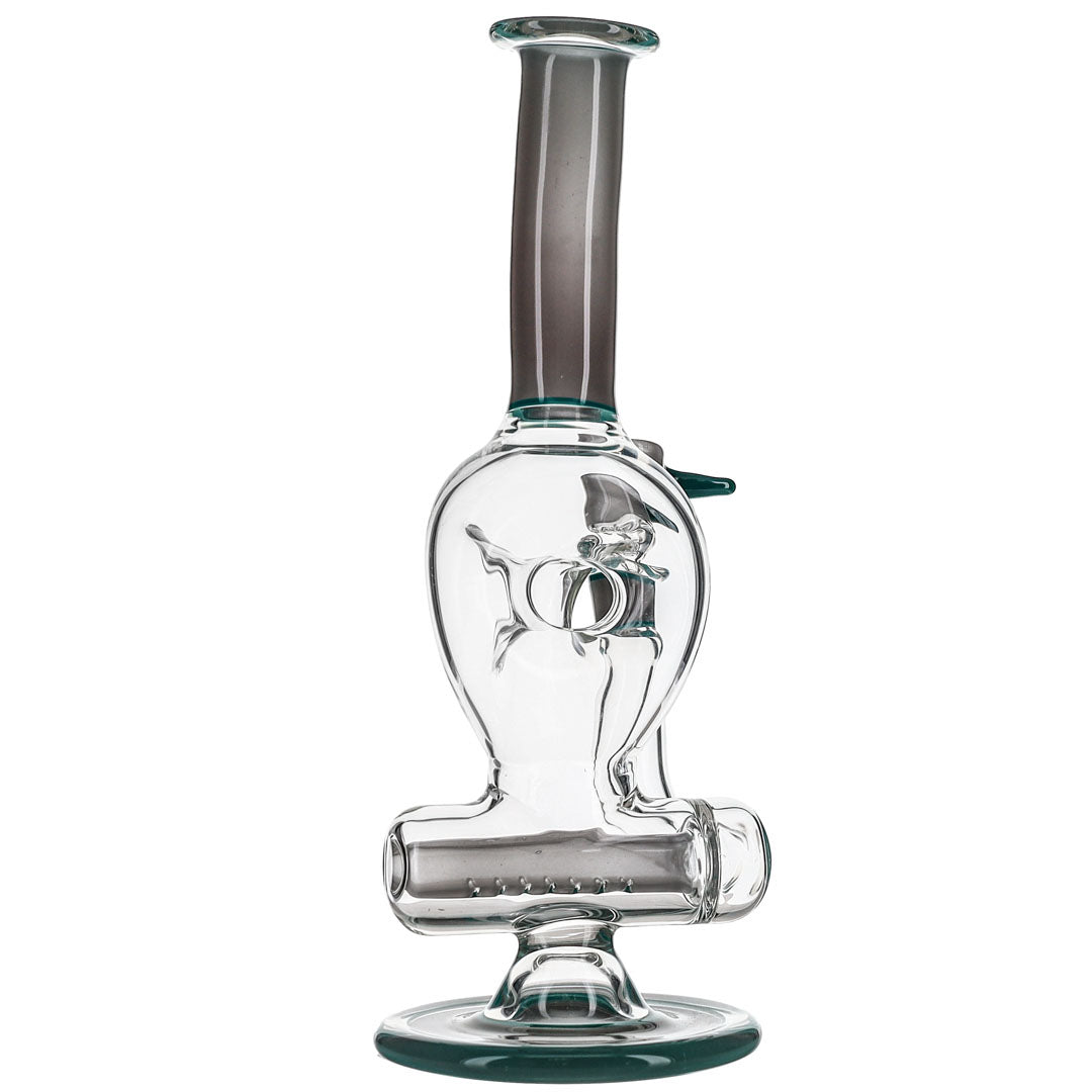 Color Triple Donut Bong by Ben Wilson Glass