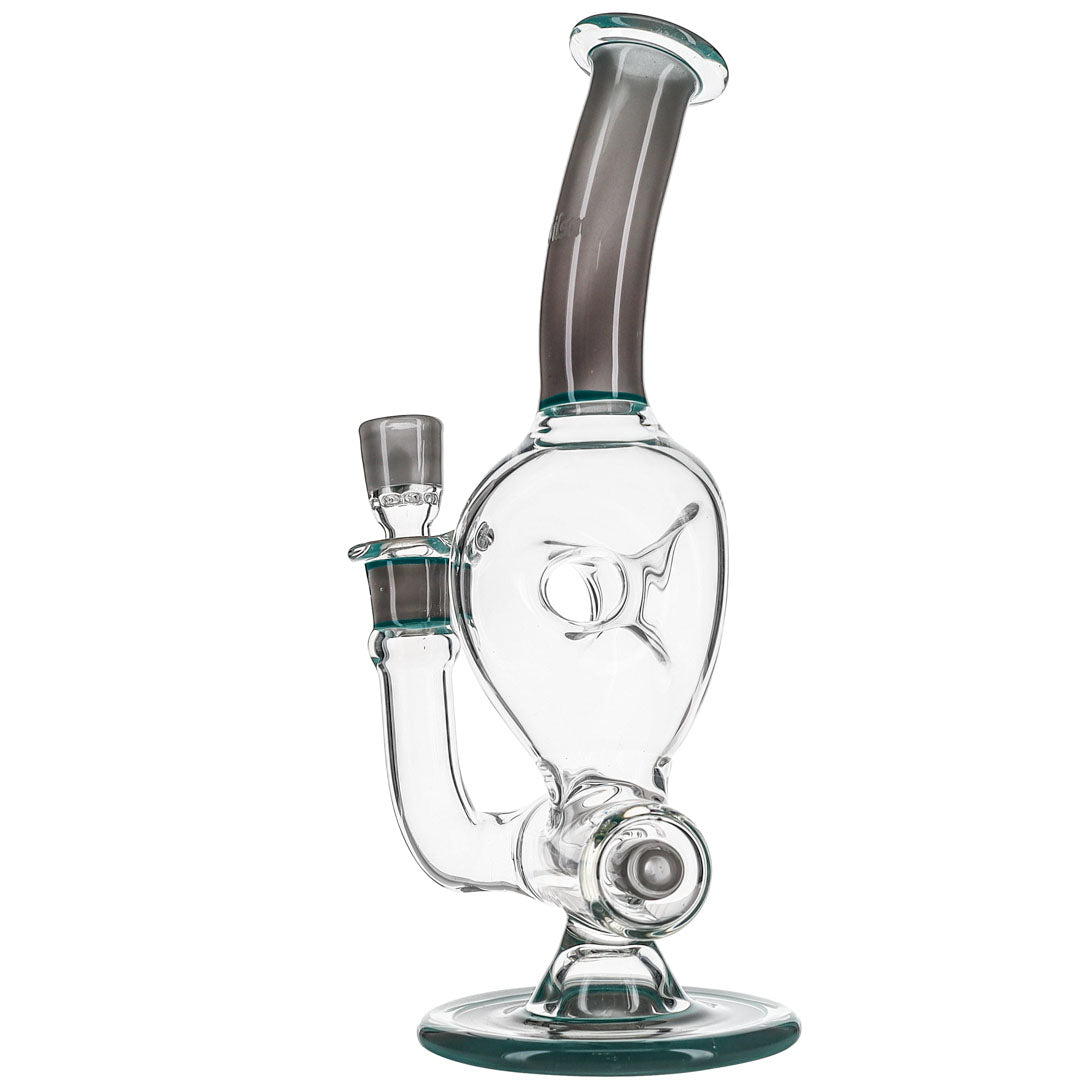 Color Triple Donut Bong by Ben Wilson Glass