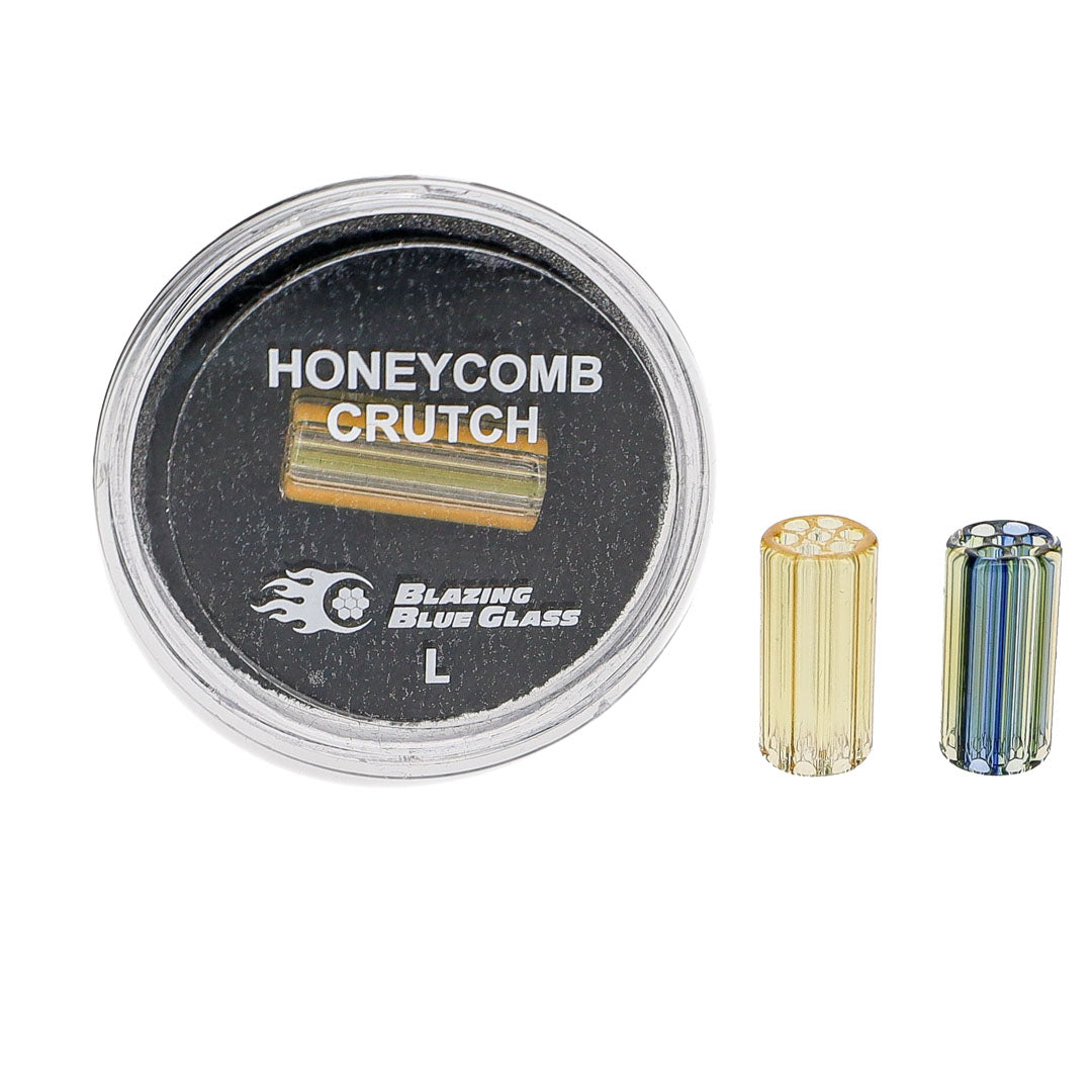 Large Honeycomb Crutch from Blazing Blue Glass
