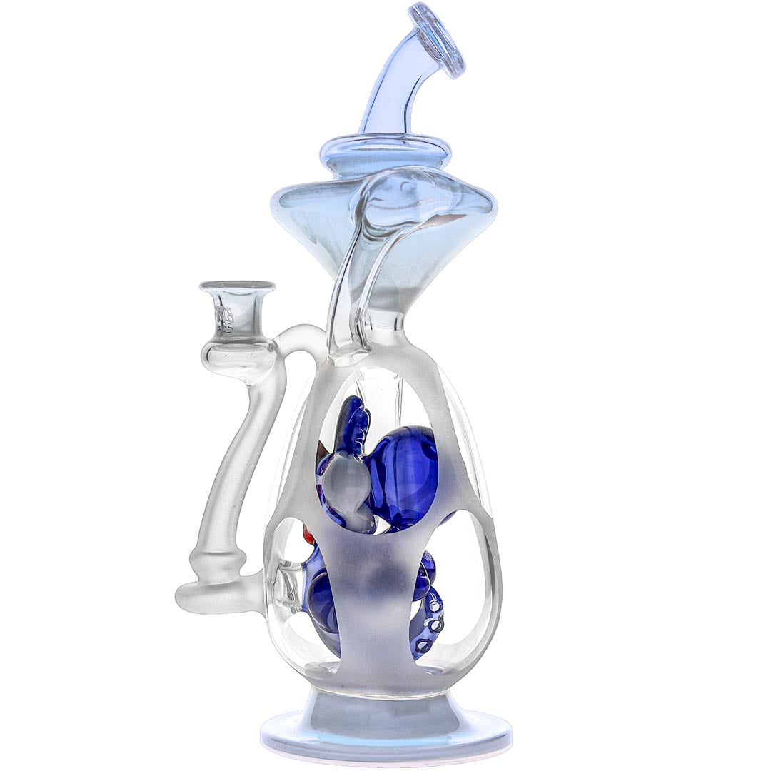 10mm Yoshi Recycler Dab Rigs by BTGB Glass image