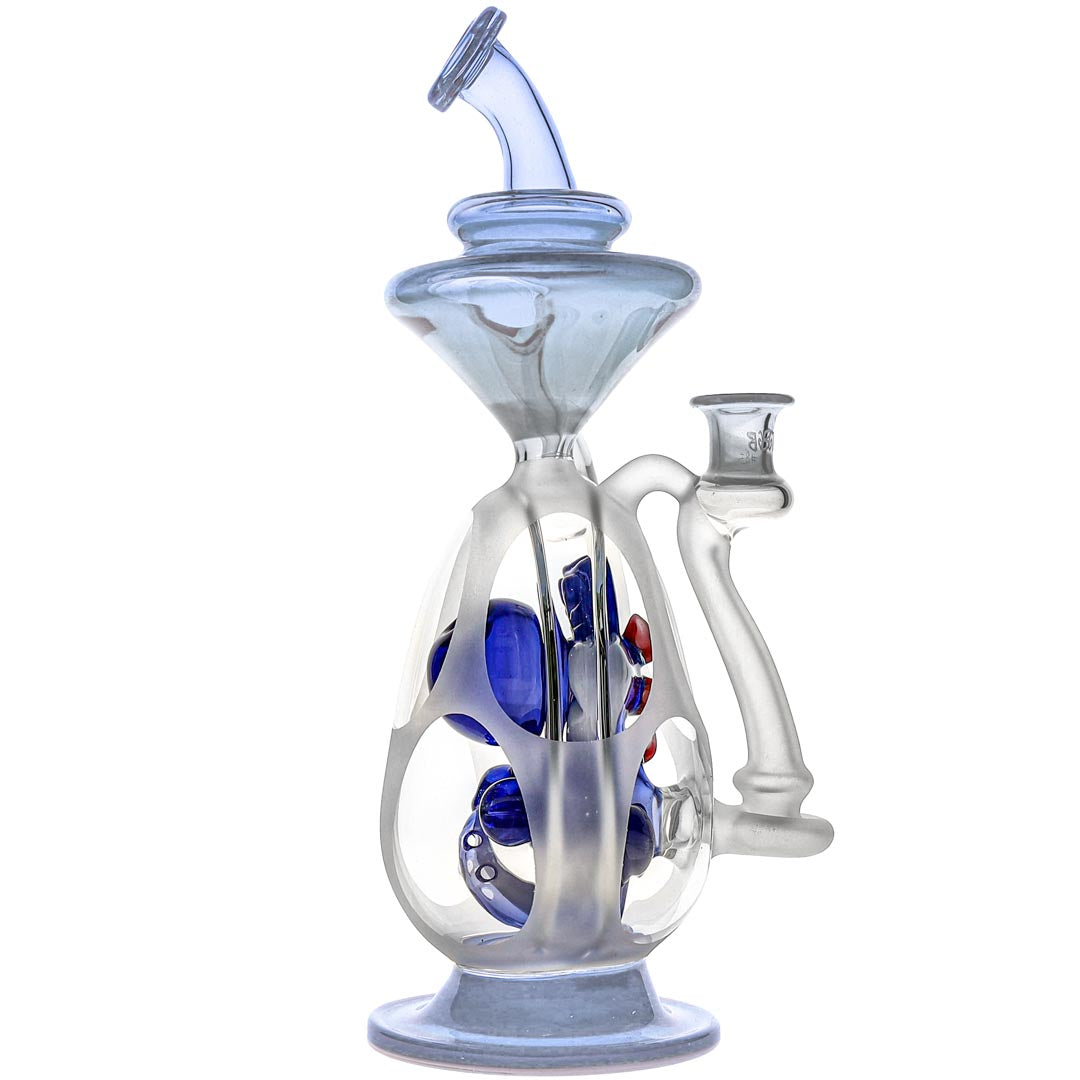 10mm Yoshi Recycler Dab Rigs by BTGB Glass image