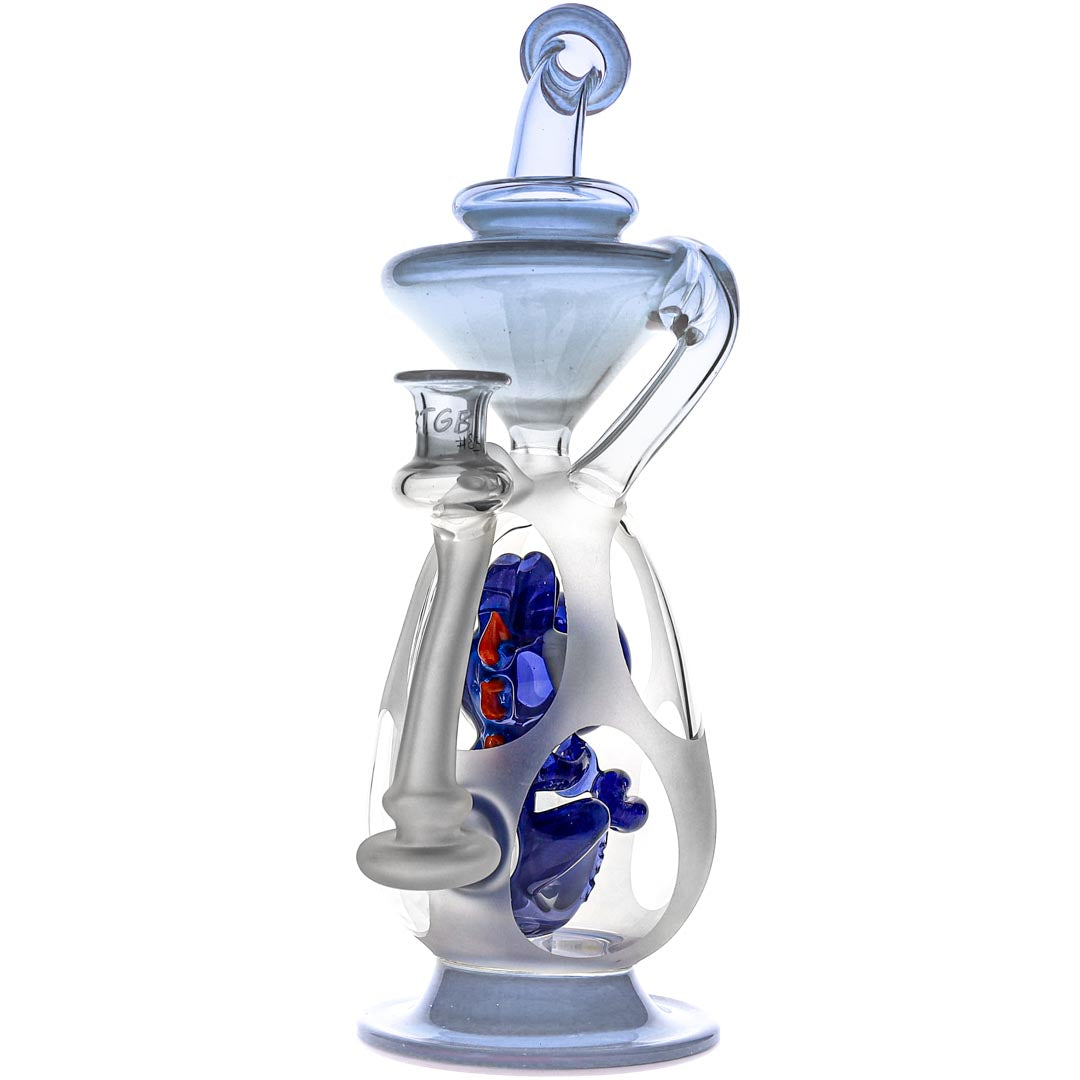 10mm Yoshi Recycler Dab Rigs by BTGB Glass image