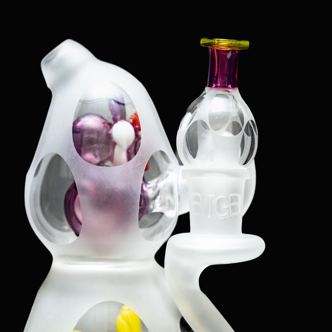BTGB Glass 14mm Double Yoshi Egg Dab Rigs