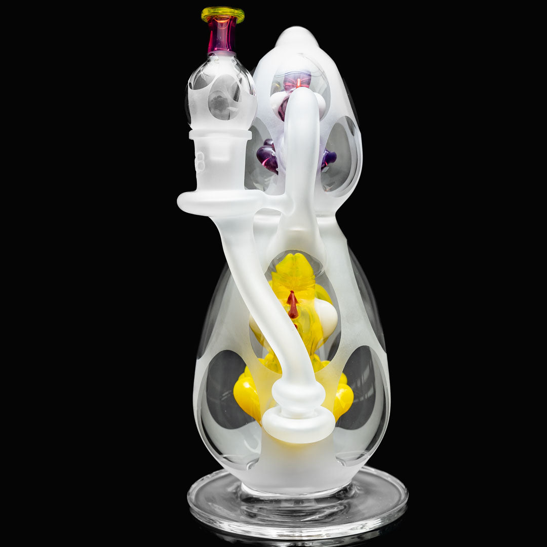 BTGB Glass 14mm Double Yoshi Egg Dab Rigs