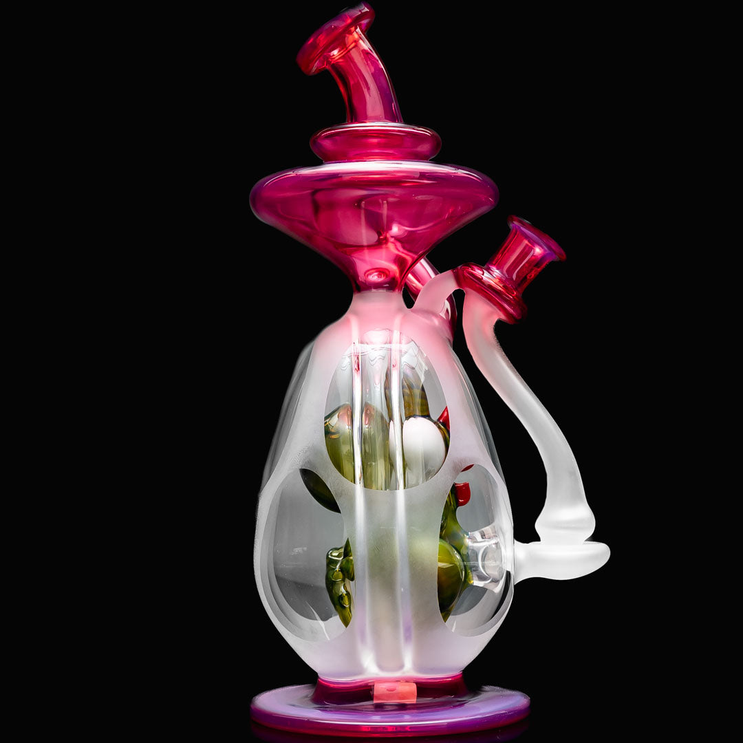 BTGB Glass 10mm Yoshi Recycler Dab Rigs