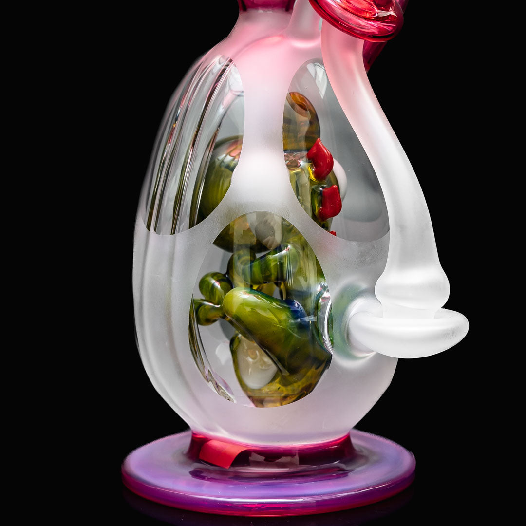 BTGB Glass 10mm Yoshi Recycler Dab Rigs