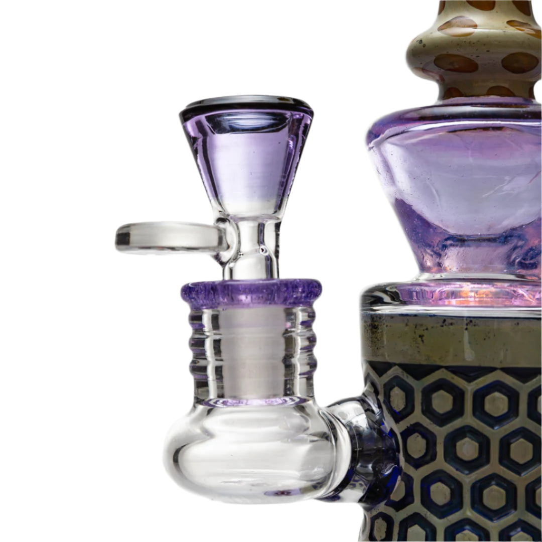 Cheech Glass Pattern Dab Rig