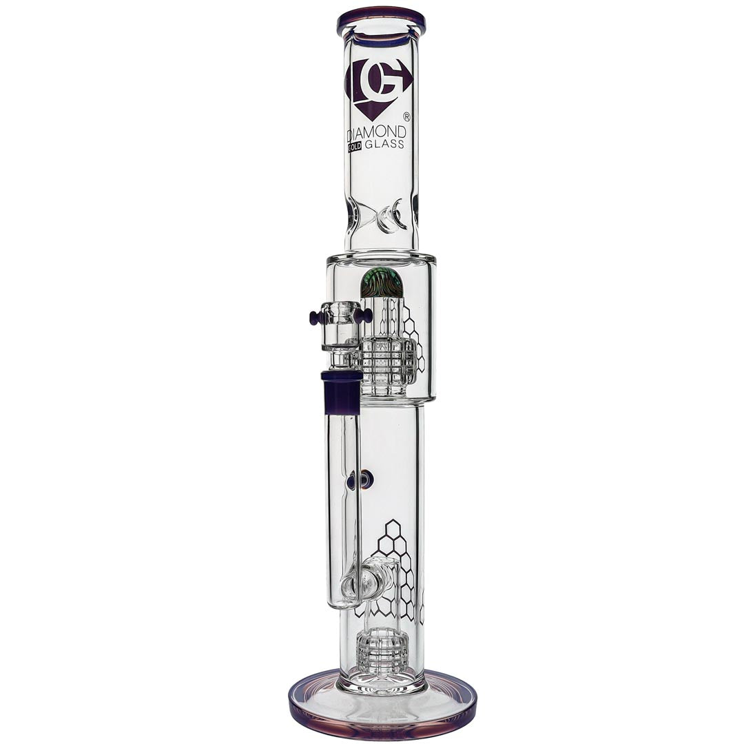 Diamond Glass Heisman Matrix Perc Bong