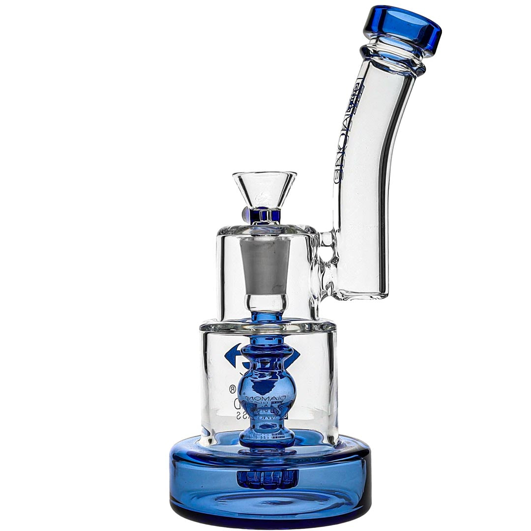 Diamond Glass Stacks Perc Bubbler Bong