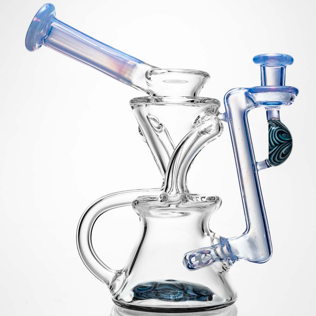 EBox Glass Thumbprint Recycler Dab Rigs