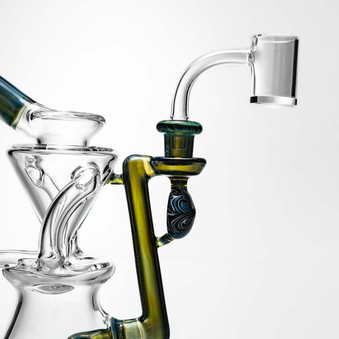 EBox Glass Thumbprint Recycler Dab Rigs