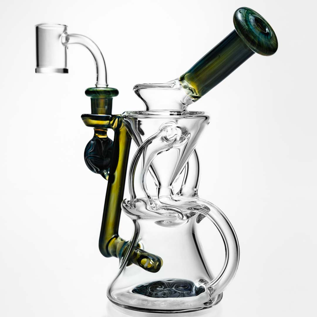 EBox Glass Thumbprint Recycler Dab Rigs