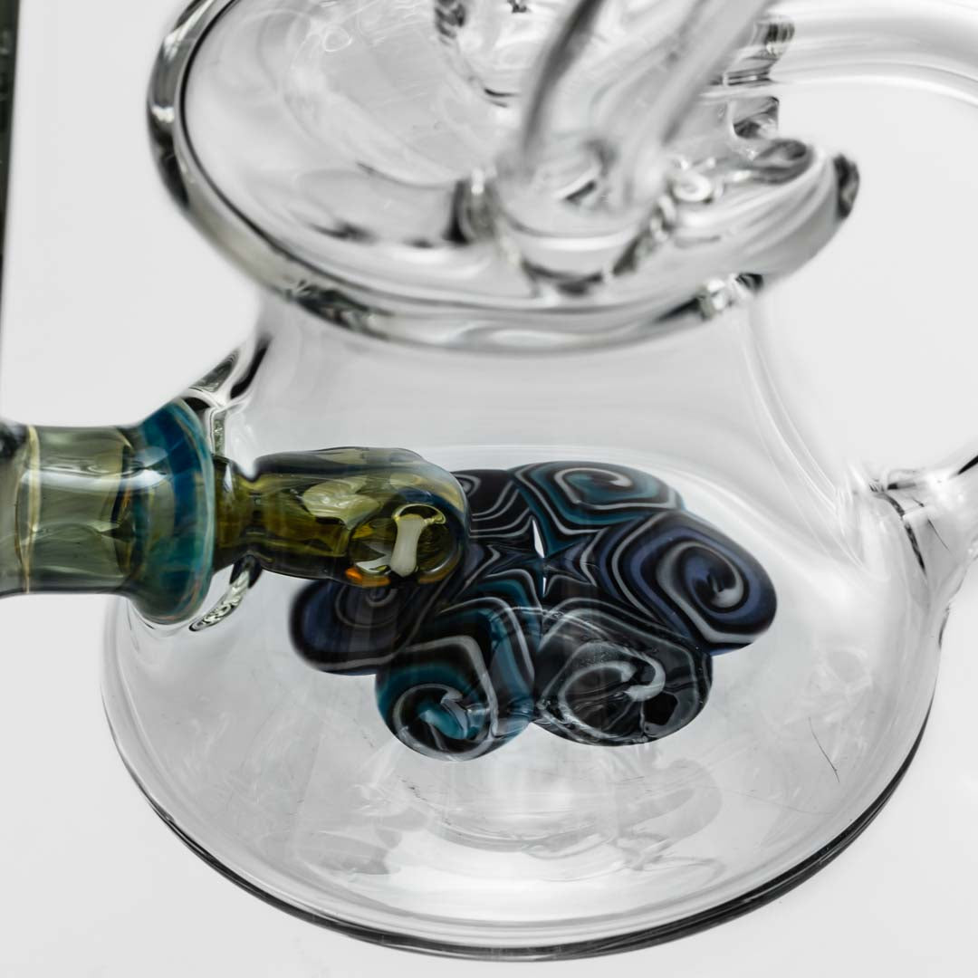 EBox Glass Thumbprint Recycler Dab Rigs