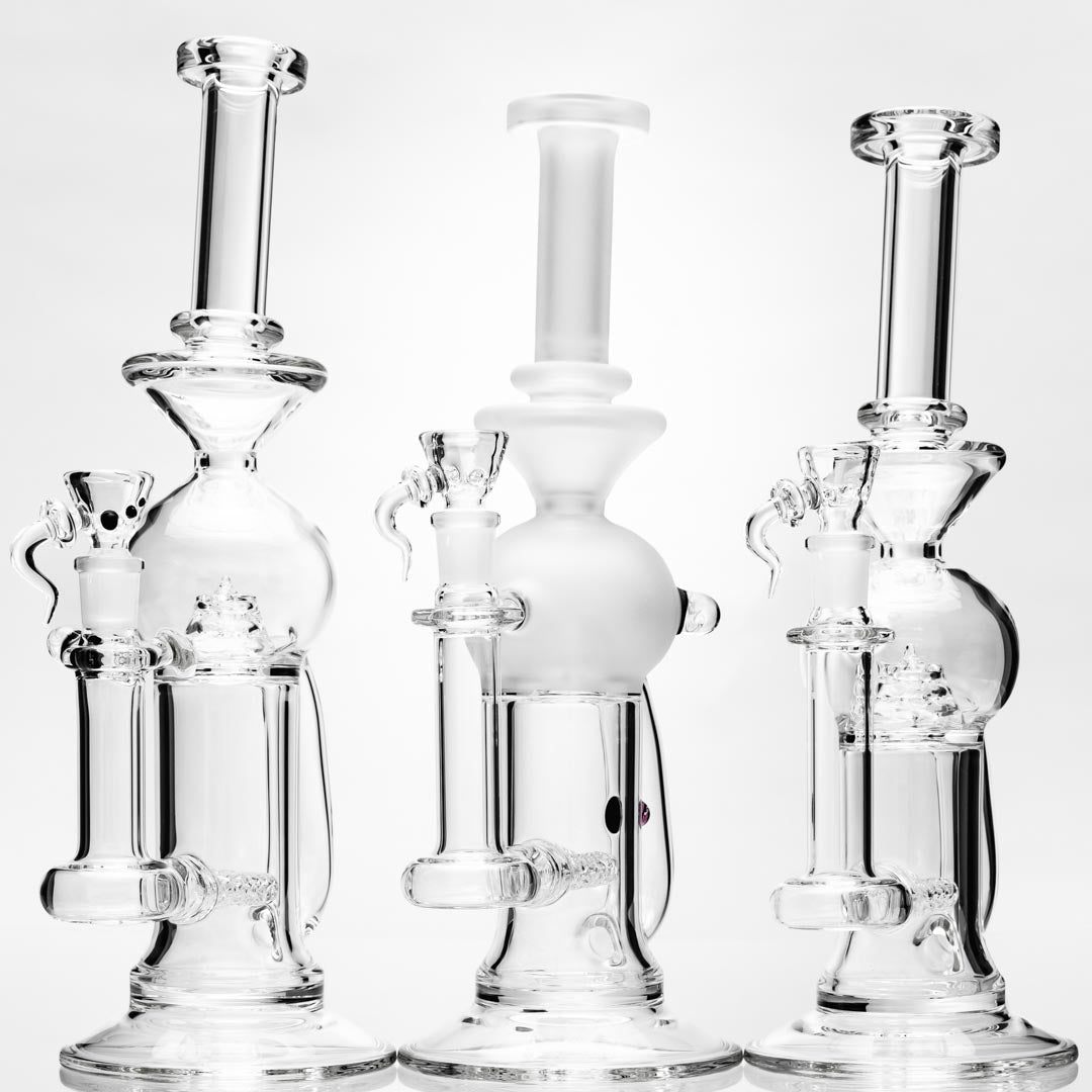 Dually Volcano Dumper Bongs by Frito Glass Aqua Lab Technologies