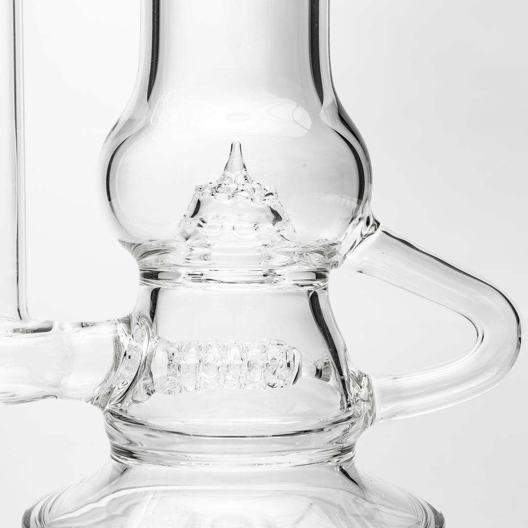 Frito Glass Volcano Dually Drain Bongs