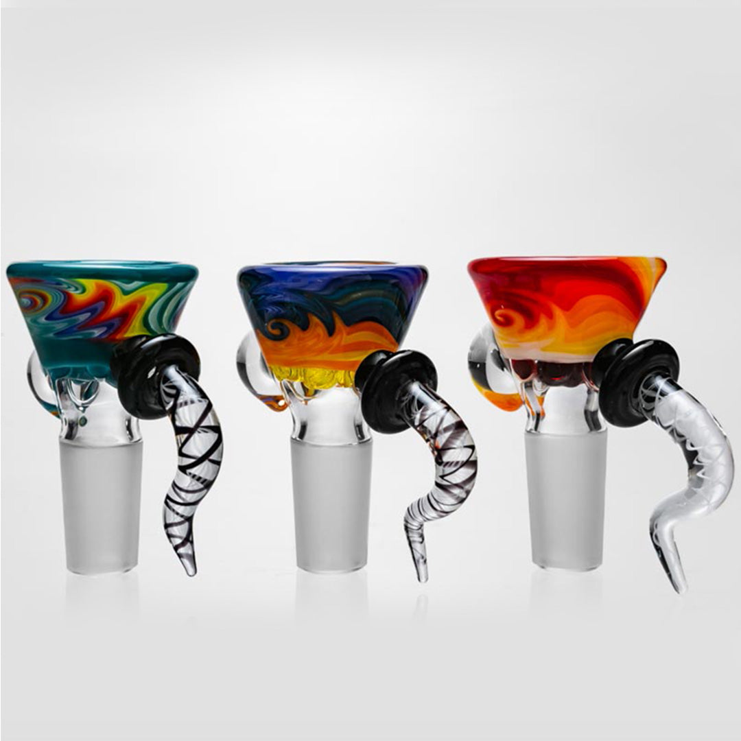 Frito Glass 14mm Worked Bong Slides