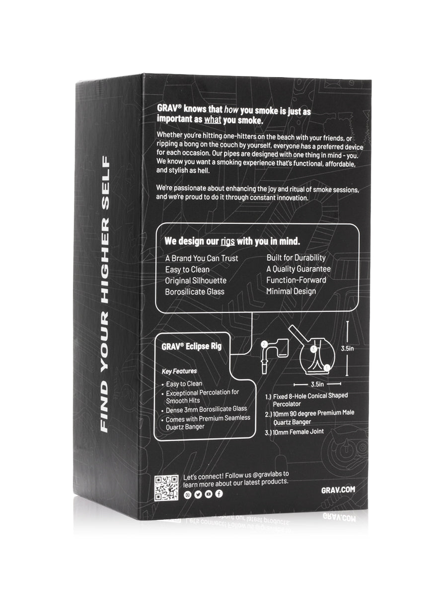 GRAV Eclipse Dab Rig Back of Box image