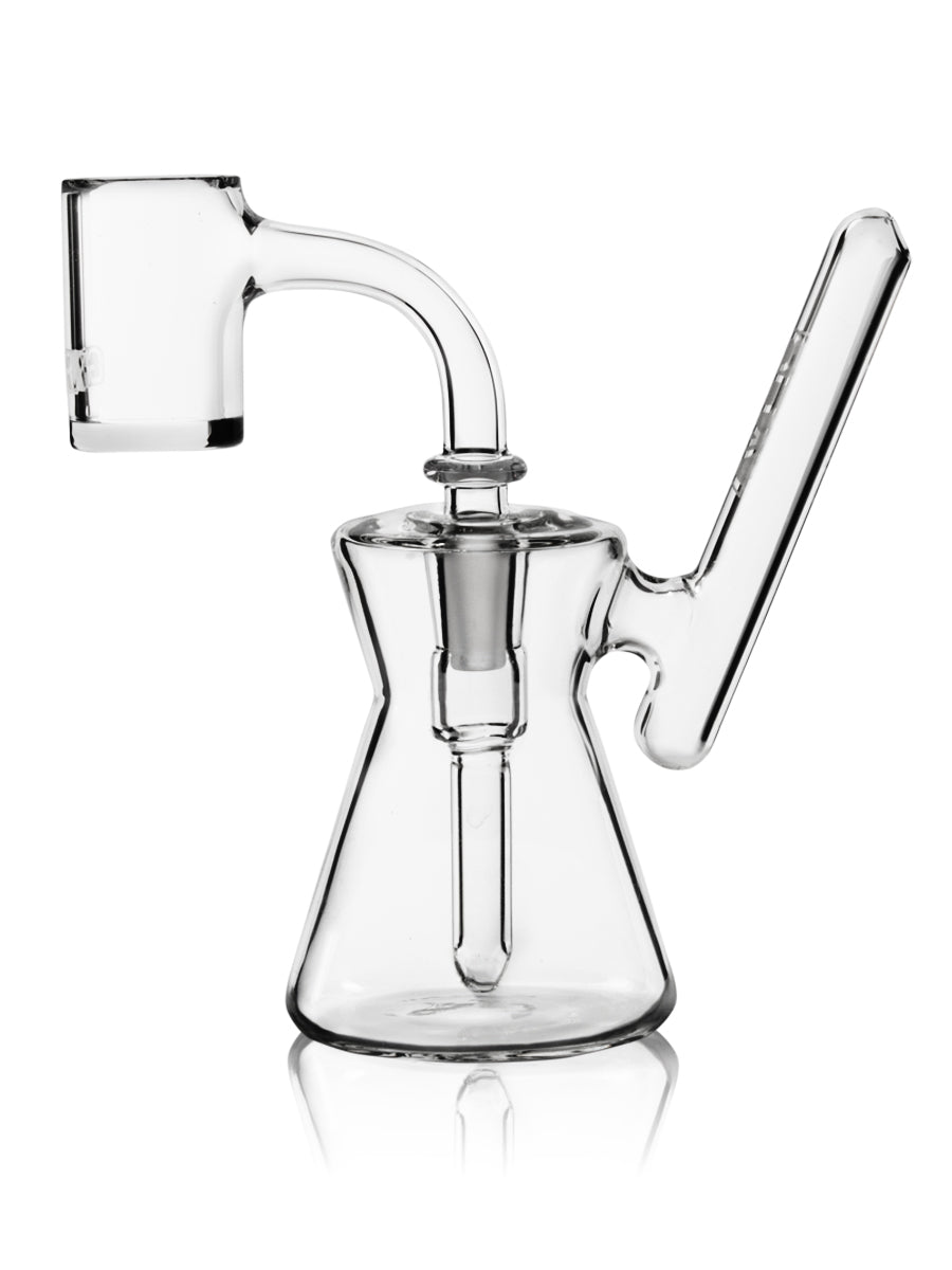 GRAV Hourglass Pocket Bubbler Dab Rig Side View image