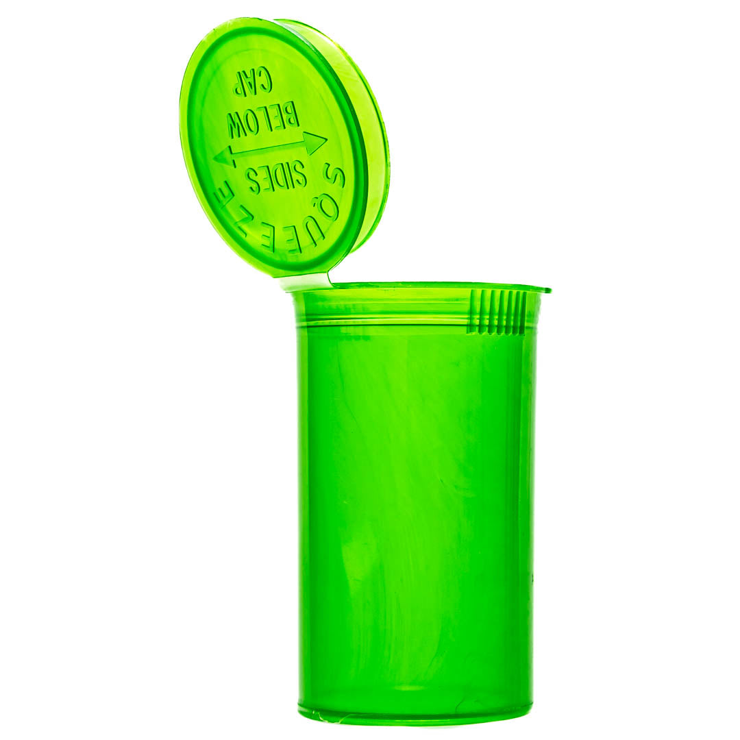 Green Squeeze Top Container