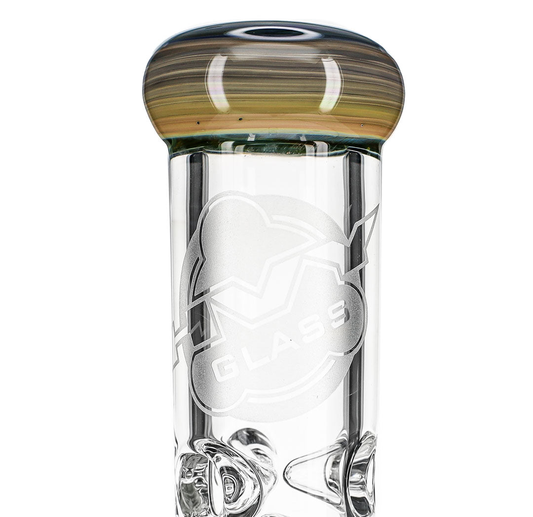 9mm 4-Arm Thick Glass Beaker Bongs by HVY Glass