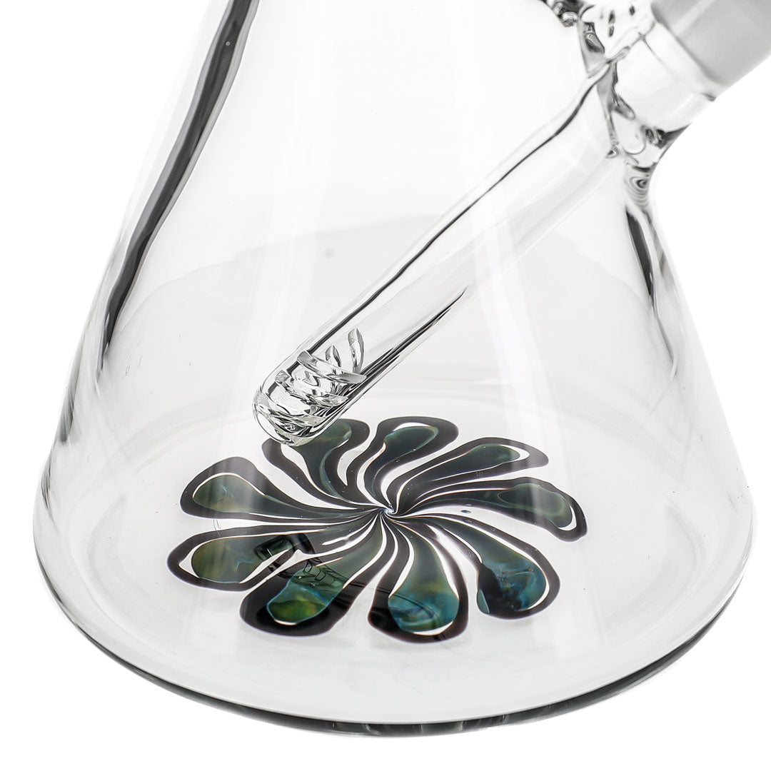 9mm 4-Arm Thick Glass Beaker Bongs by HVY Glass
