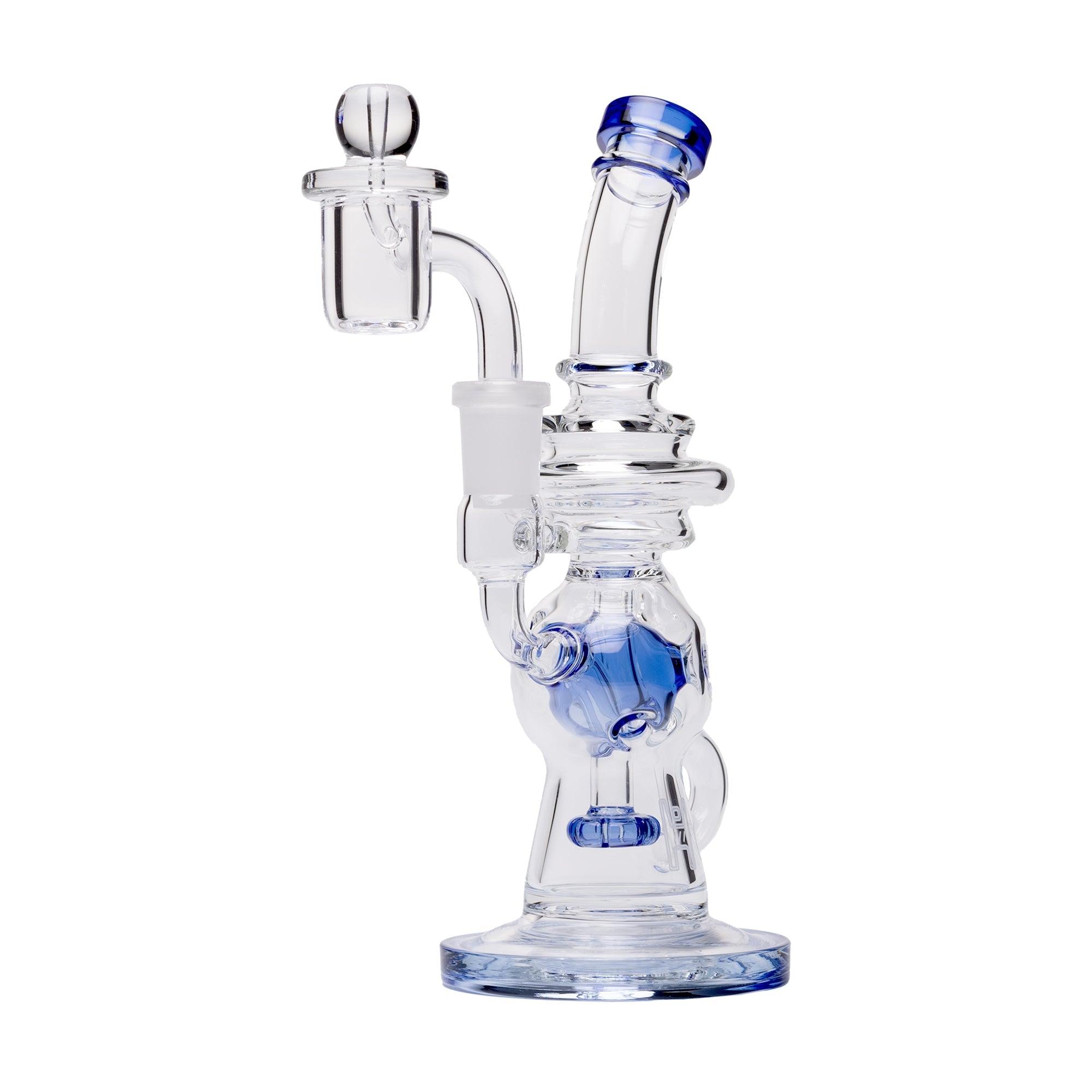 Human Grade Glass 7" Swiss Perc Dab Rig Set